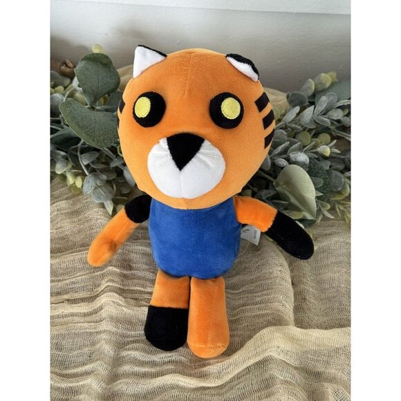 Roblox Piggy Tiger Plush Tigry 9” Phatmojo MiniToon Stuffed Animal Toy Orange - Picture 2 of 7